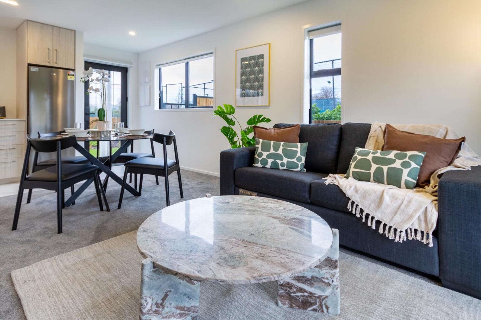 Serene Living 2 Bed With Carpark Christchurch Buitenkant foto